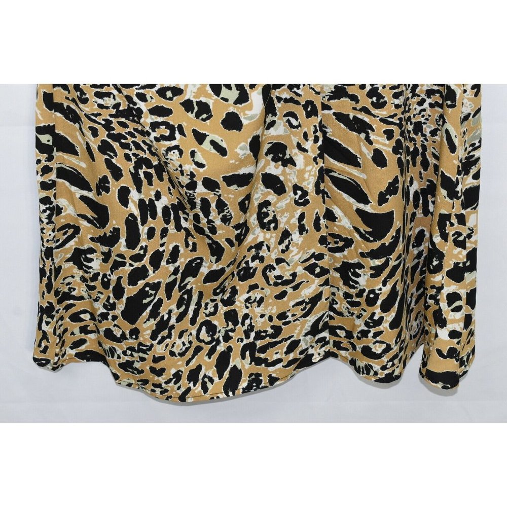 Topshop Women's Leopard Print Wrap Dress, Size 10, NwT T319AFA - Picture 4 of 9